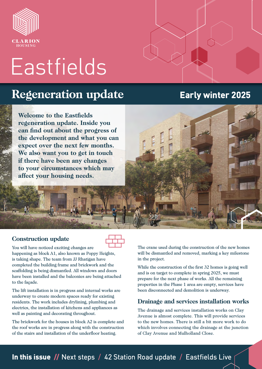 Latest Eastfields Newsletter
